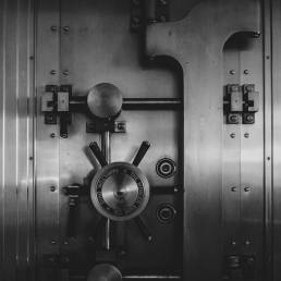 Archiv, geschlossener Tresor