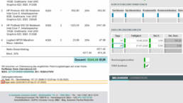 Automatisiert Zahlungsbedingungen auslesen, Screenshot smart INVOICE
