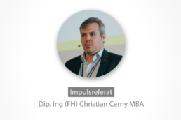 Christian Cerny bei den Praxistagen 2020 Ankündigung