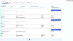 Liste aller Aufgaben und offenen Anträge, Screenshot aus smart INVOICE