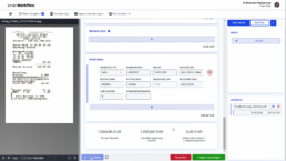 Screenshot aus smartWorkflow für flexible Freigabeprozesse: Kilometer Geld Abrechnung